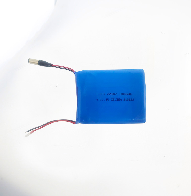 11.1V 725461 3000mAh 水質監控器聚合物鋰電池 11.1V 725461 3000mAh 水質監控器聚合物鋰電池